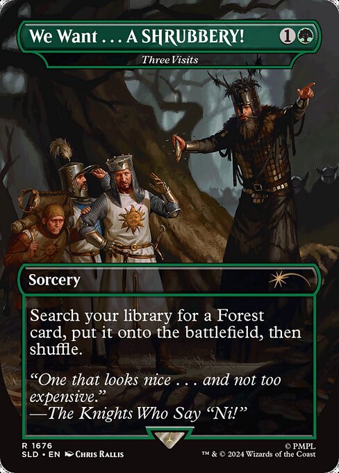 Three Visits (We Want...A SHRUBBERY)