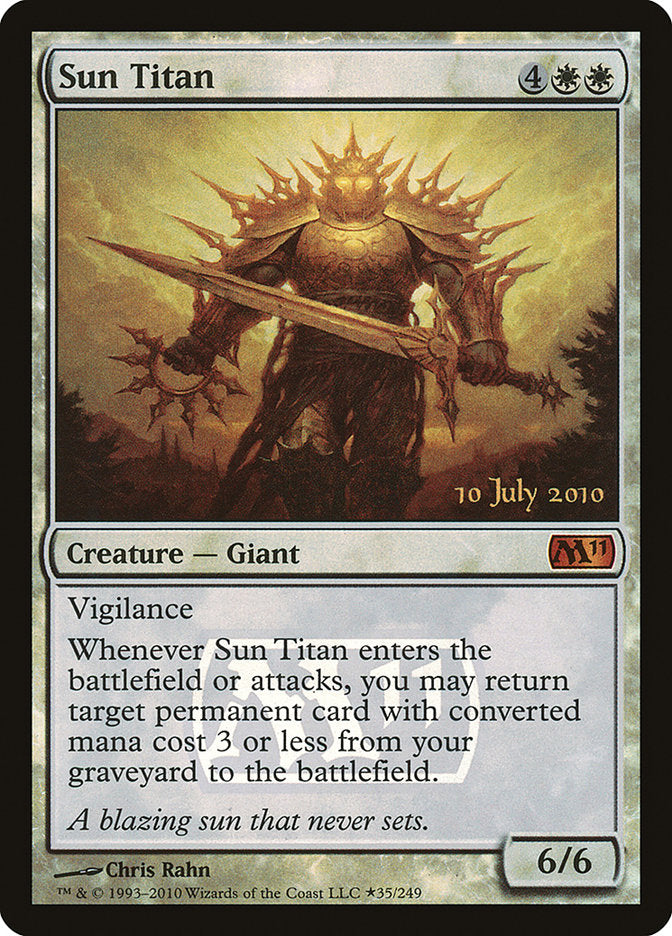 Sun Titan - Foil - Prerelease Promo