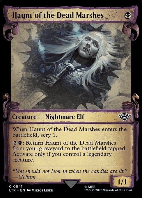 Haunt of the Dead Marshes - Silver Foil