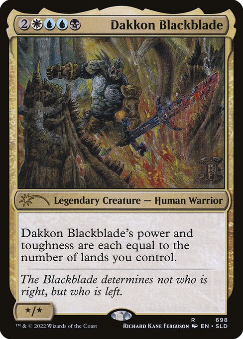 Dakkon Blackblade - Foil