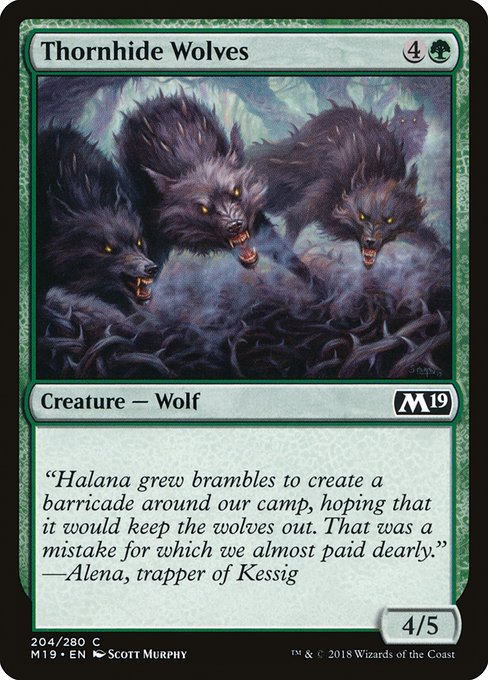Thornhide Wolves - Foil