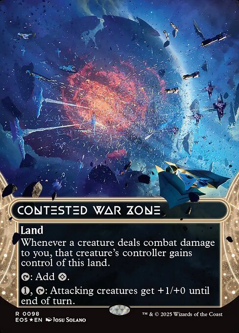Contested War Zone - Galaxy Foil