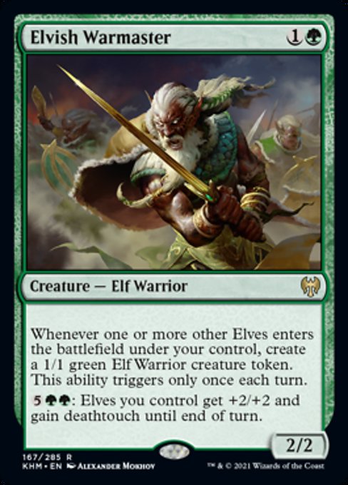 Elvish Warmaster - Foil