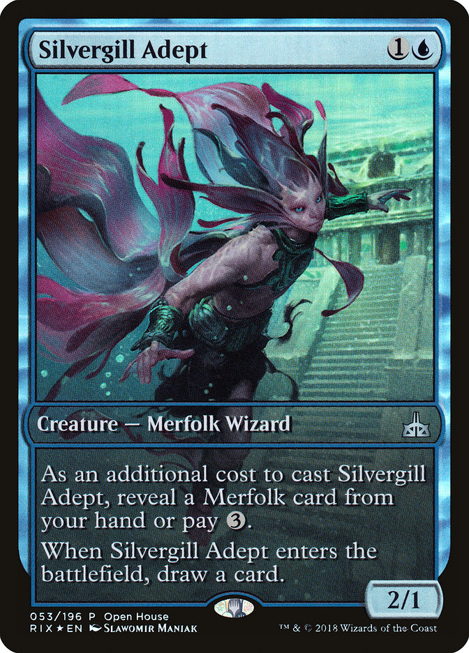 Silvergill Adept - Foil - Open House Promo