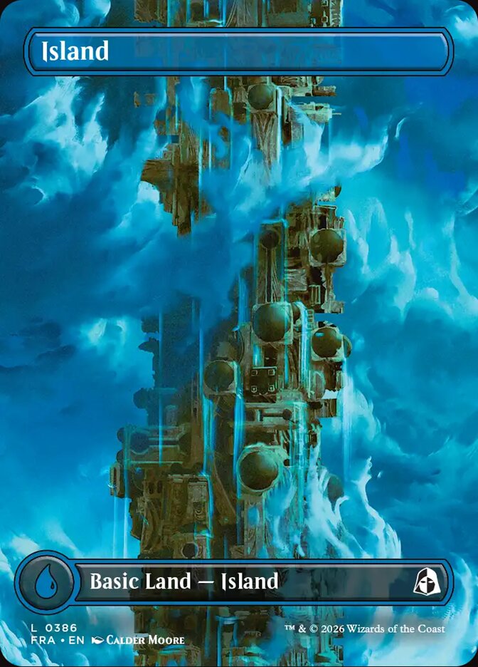 Island (386) - Full Art - Foil