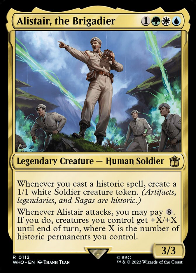 Alistair, the Brigadier - Foil