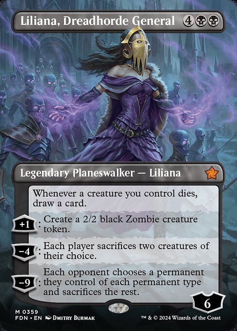 Liliana, Dreadhorde General - Foil