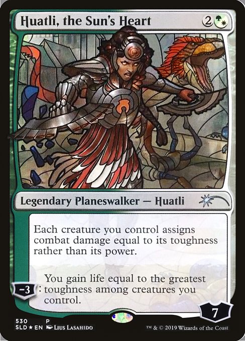 Huatli, the Sun's Heart - Foil