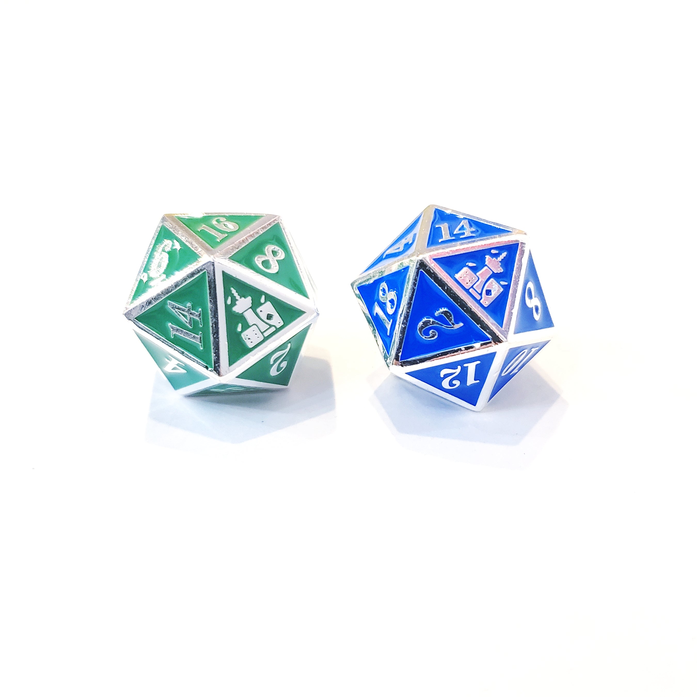 Rain City Games Metal D20 - Green