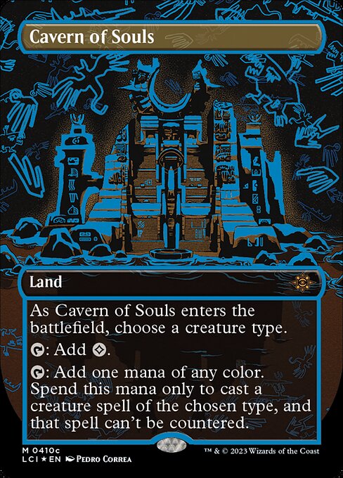 Cavern of Souls (Neon Ink Blue) - Foil