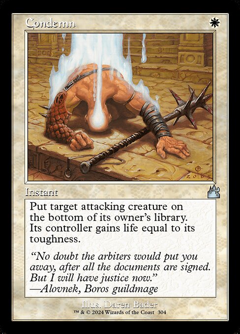 Condemn - Foil