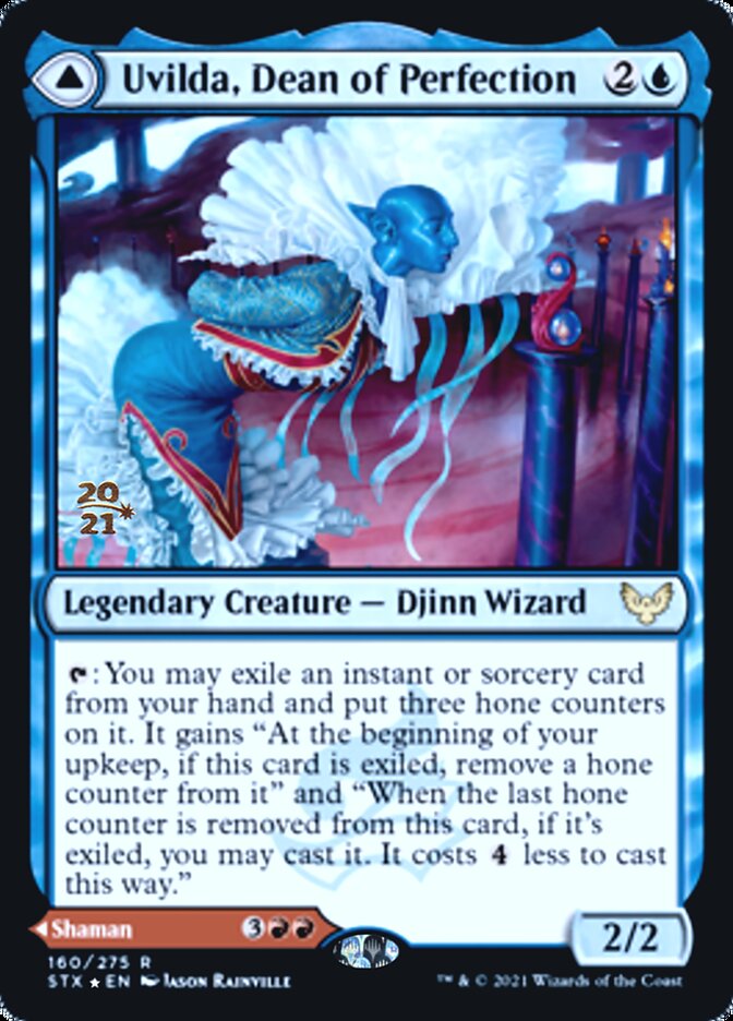 Uvilda, Dean of Perfection - Foil - Prerelease Promo