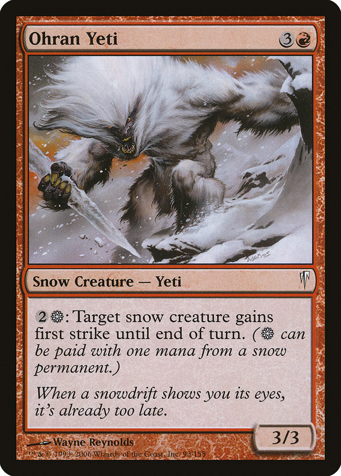 Ohran Yeti - Foil