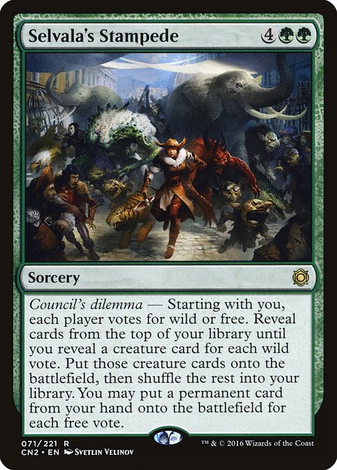 Selvala's Stampede - Foil