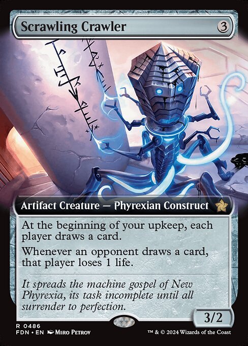 Scrawling Crawler - Foil