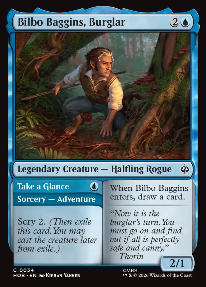 Bilbo Baggins, Burglar