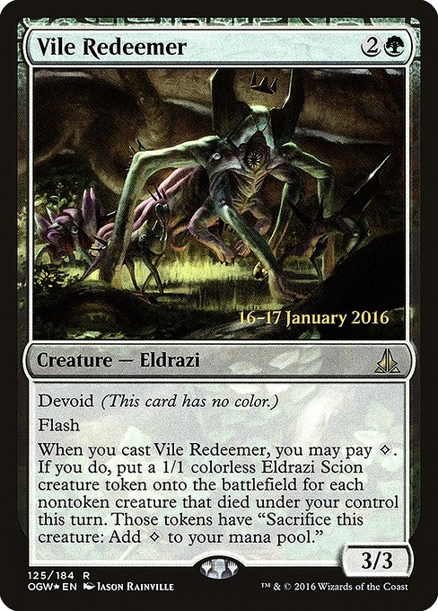 Vile Redeemer - Foil - Prerelease Promo