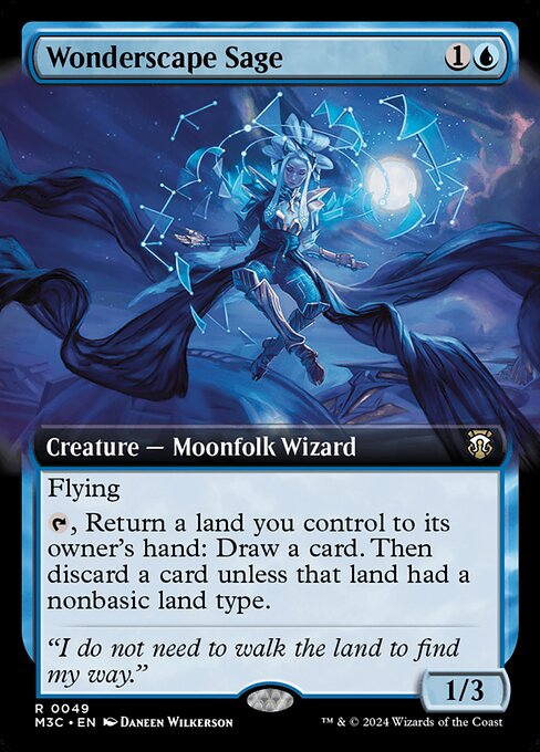 Wonderscape Sage - Ripple Foil