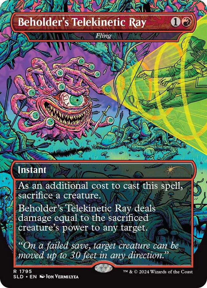 Fling (Beholder's Telekinetic Ray)