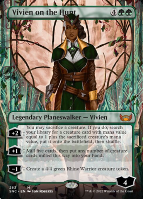 Vivien on the Hunt - Foil