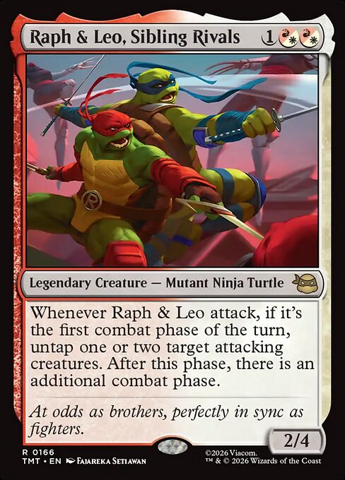 Raph & Leo, Sibling Rivals - Foil