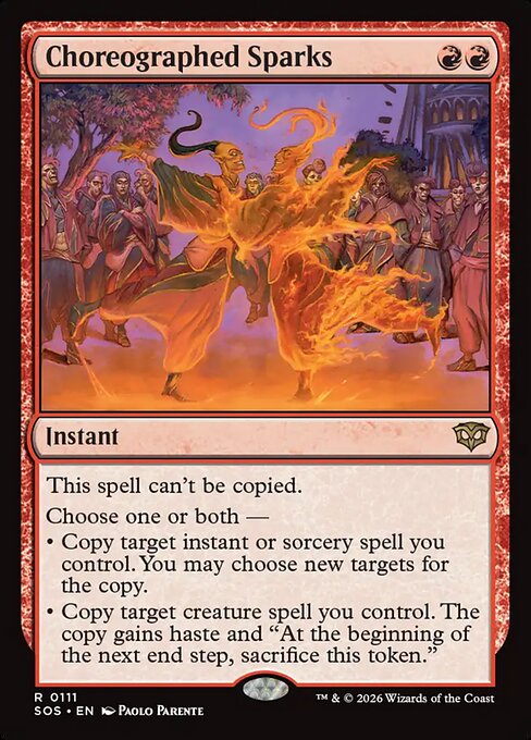 Choreographed Sparks - Foil