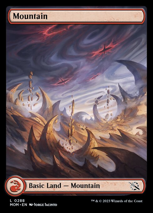 Mountain (288) - Full Art - Foil