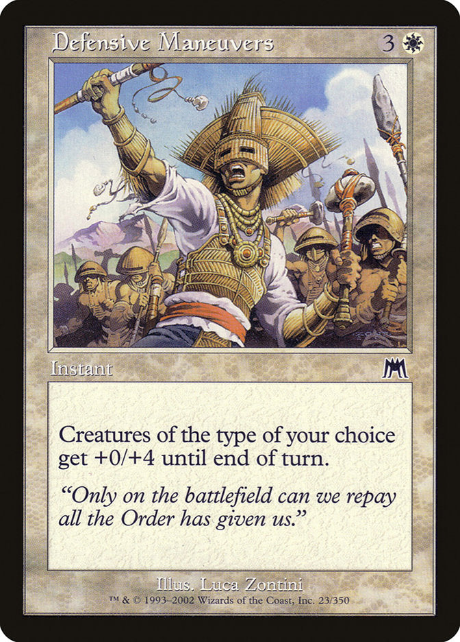 Defensive Maneuvers - Foil
