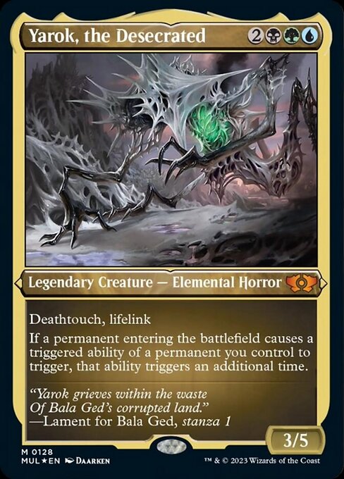 Yarok, the Desecrated - Foil-Etched