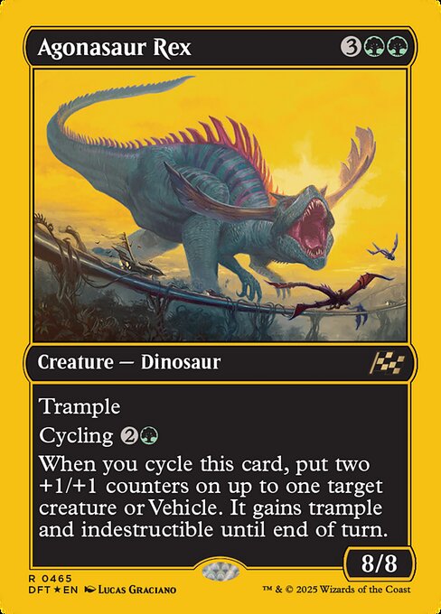 Agonasaur Rex - First Place Foil