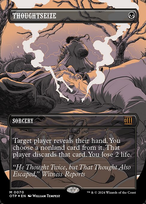 Thoughtseize - Textured Foil