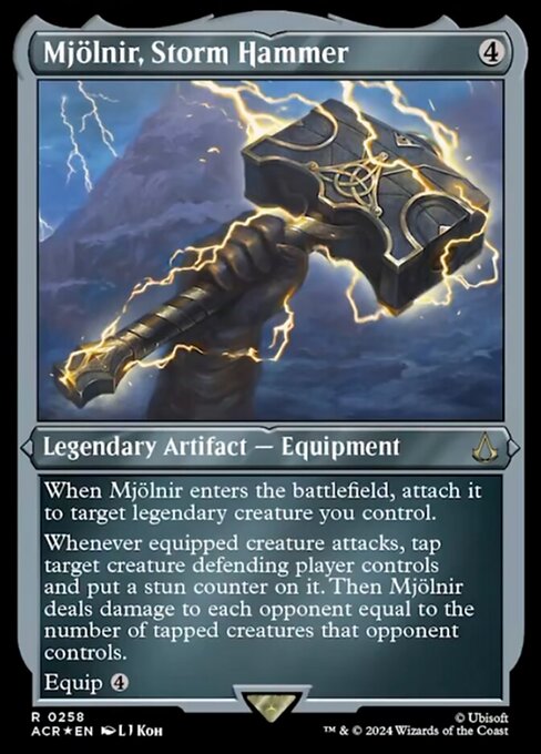 Mjolnir, Storm Hammer - Foil-Etched