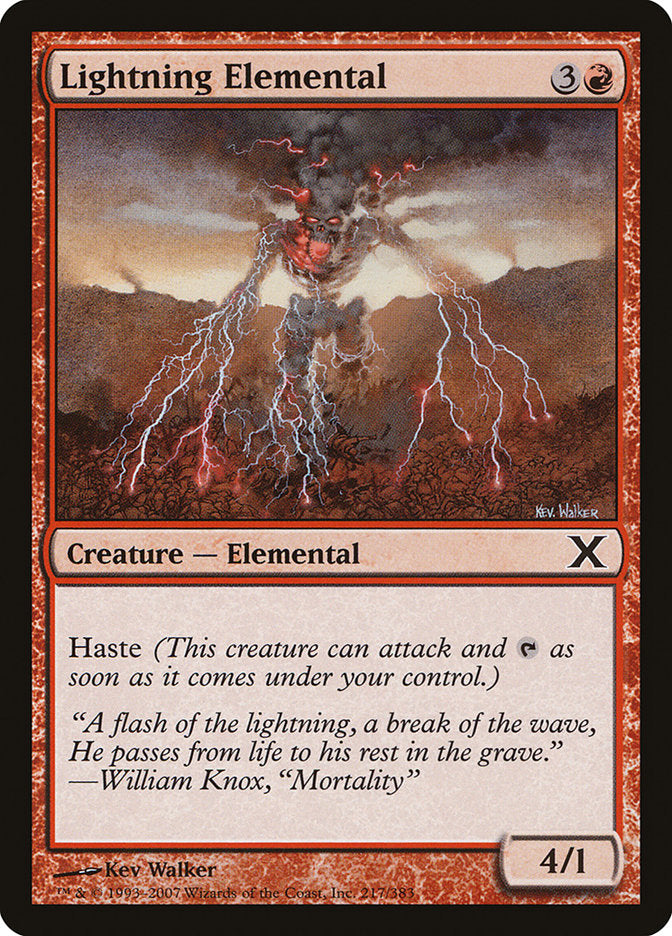 Lightning Elemental - Foil