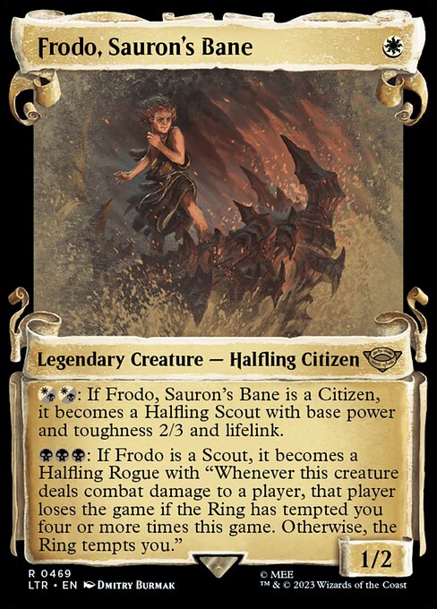 Frodo, Sauron's Bane - Silver Foil