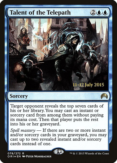 Talent of the Telepath - Foil - Prerelease Promo