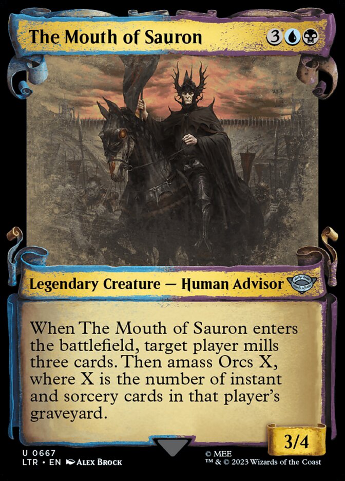 The Mouth of Sauron - Silver Foil