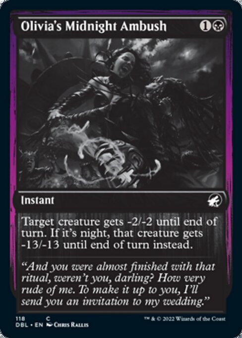 Olivia's Midnight Ambush - Foil