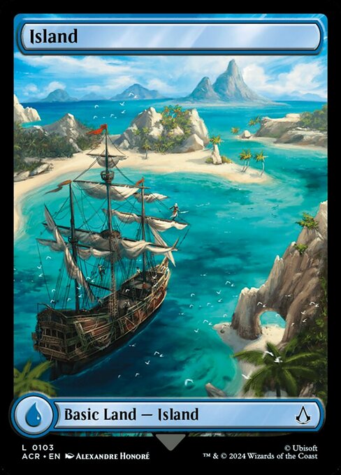 Island (103) - Full Art - Foil