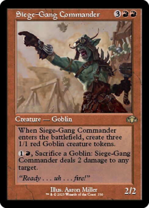 Siege-Gang Commander - Foil