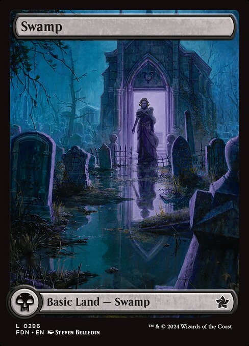 Swamp (286) - Full Art - Foil