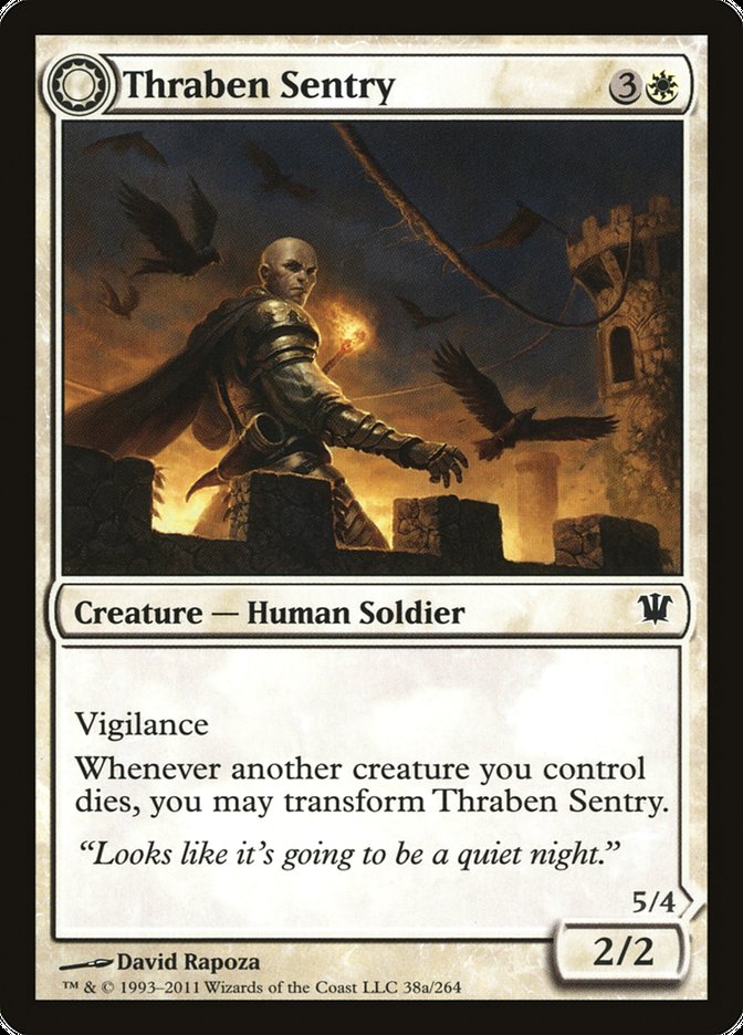 Thraben Sentry // Thraben Militia - Foil