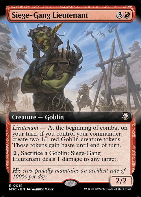 Siege-Gang Lieutenant - Ripple Foil