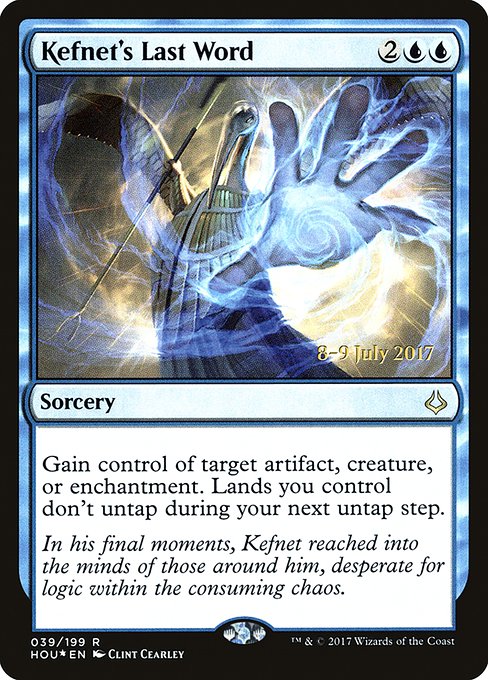Kefnet's Last Word - Foil - Prerelease Promo