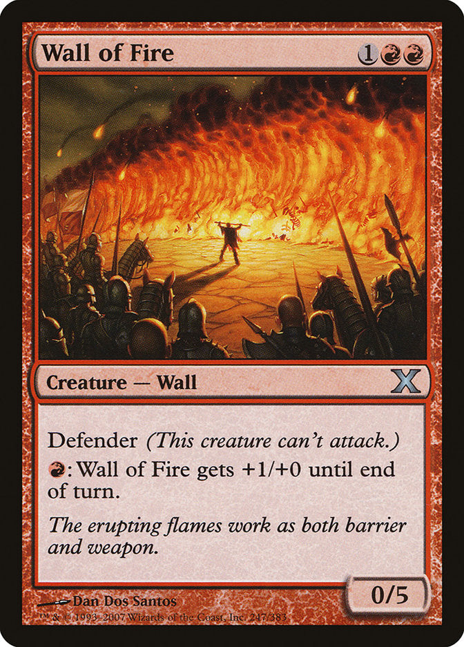 Wall of Fire - Foil