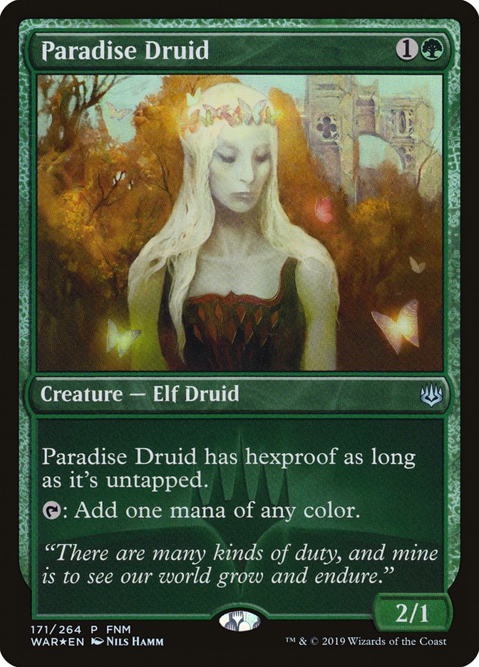 Paradise Druid - Foil - FNM Promo