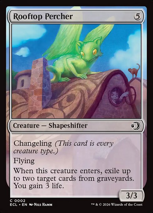 Rooftop Percher - Foil