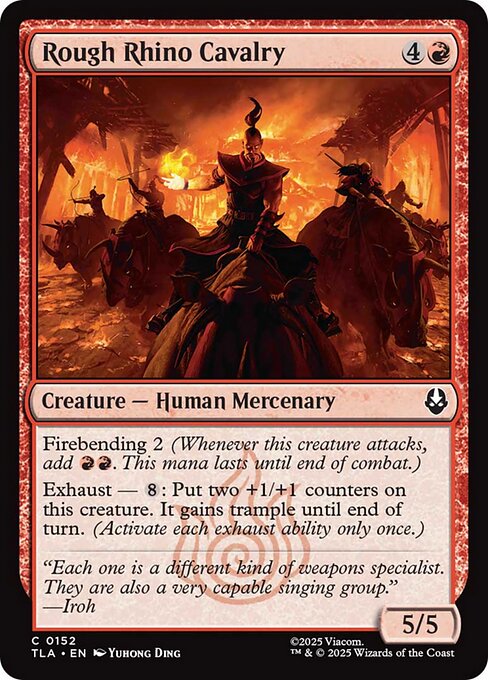 Rough Rhino Cavalry - Foil