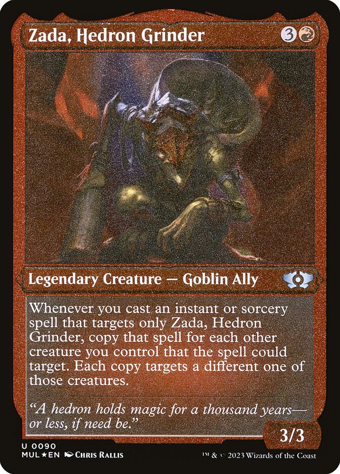 Zada, Hedron Grinder - Foil-Etched