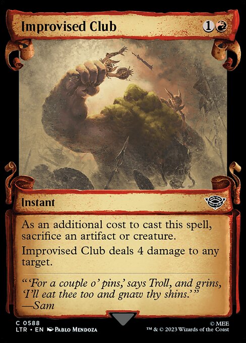 Improvised Club - Silver Foil