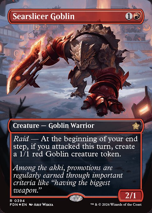 Searslicer Goblin - Mana Foil